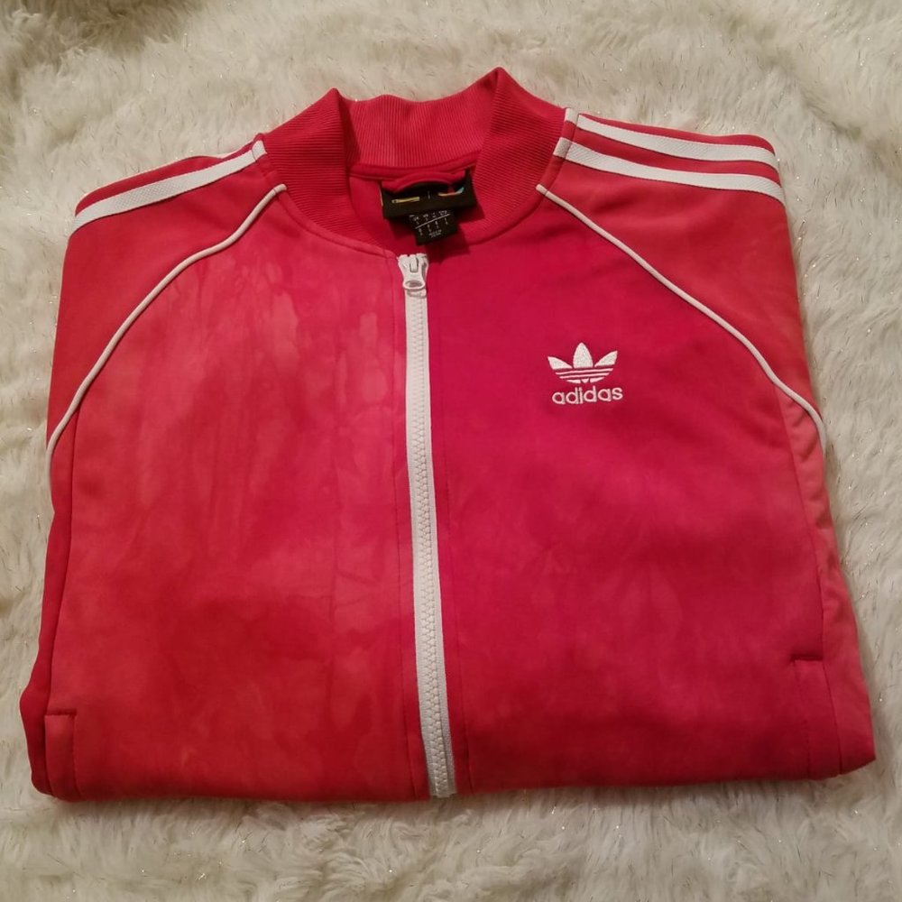 Adidas Hot Pink Jacket by Pharrell Williams Sz Small